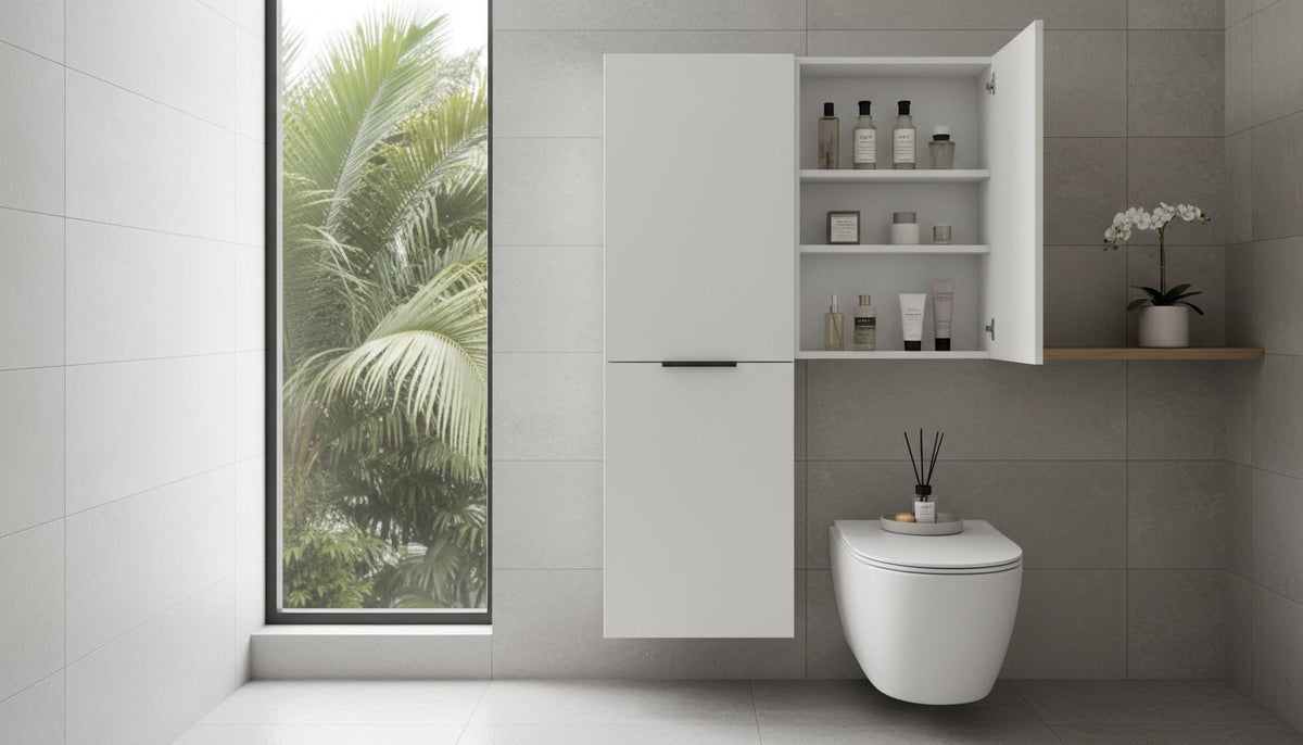 The Art of Vertical Serenity: Choosing the Perfect Over the Toilet Storage Cabinet